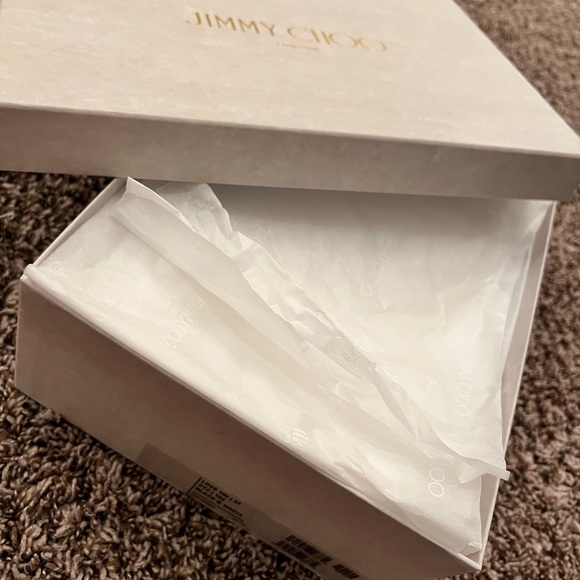 Jimmy Choo Black and White Love 100 Asymmetrical Two-tone Leather Pumps - Picture 6 of 12